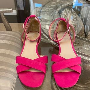 Lands end sandal hot pink size 10